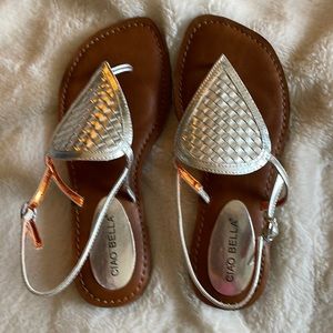 Silver sandals brand new!